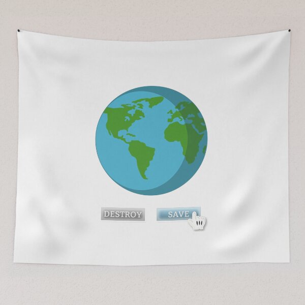 Item preview, Save Planet Earth Not Destroy Against Climate Change designed and sold by plumpjose.