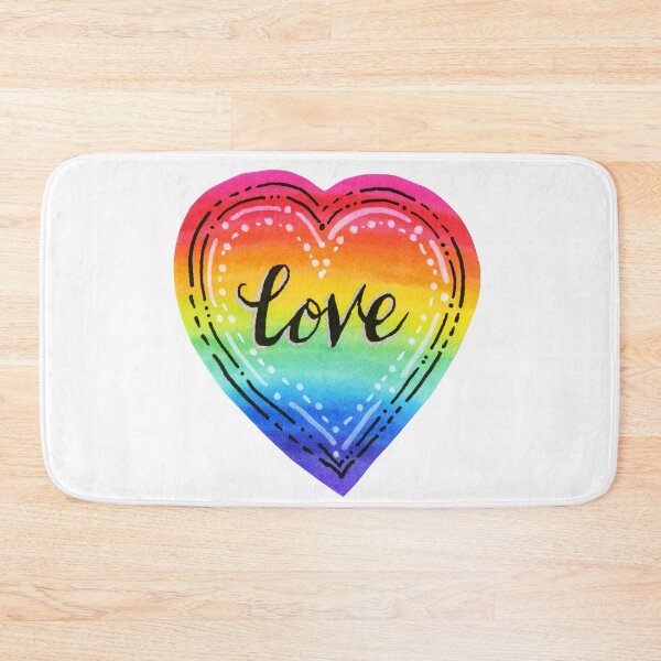 Item preview, Rainbow Heart Love designed and sold by Olga Shvartsur.