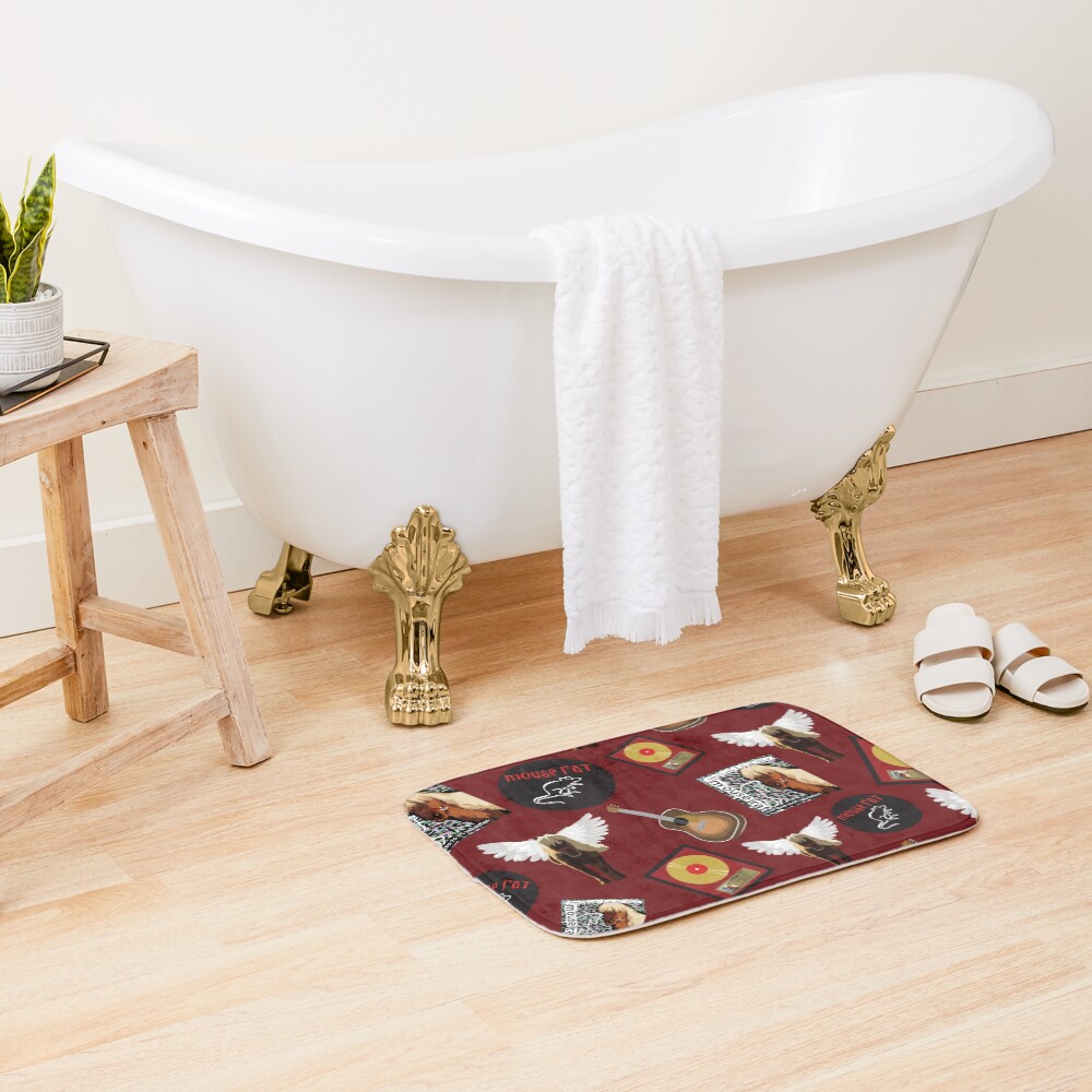 Mouse Rat for Life Bath Mat