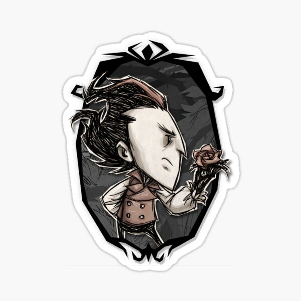 Roseate Wilson Don T Starve Sticker By Drunkespurr Redbubble