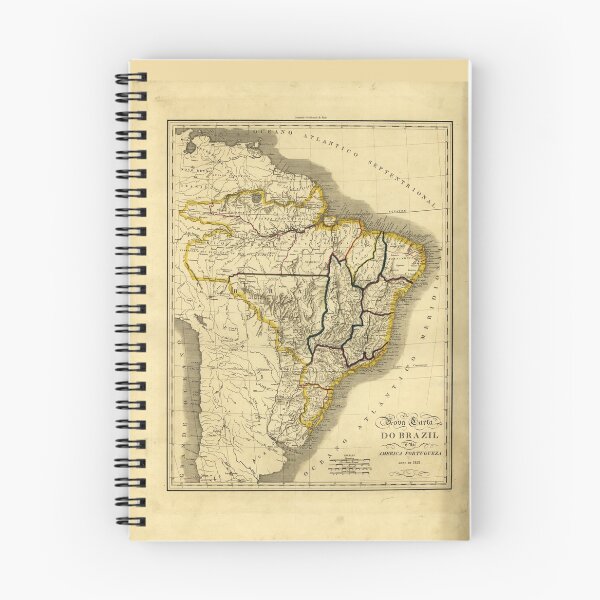 Item preview, Map of Brazil (1821) designed and sold by allhistory.