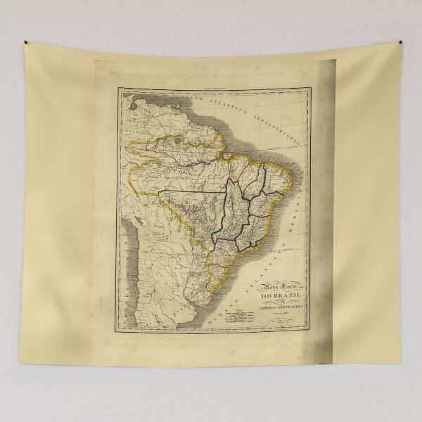 Item preview, Map of Brazil (1821) designed and sold by allhistory.