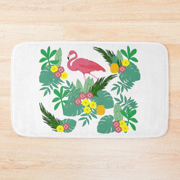 Item preview, Tropical Palms Flamingo designed and sold by GL Digital Artwork .