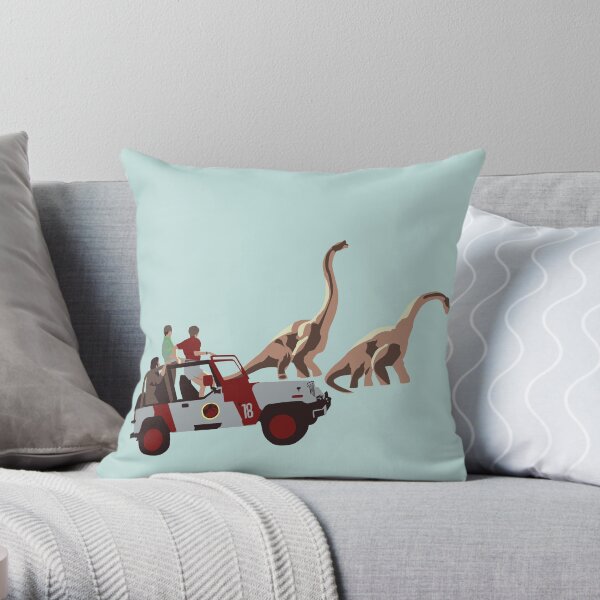 They Do Travel in Herds Throw Pillow