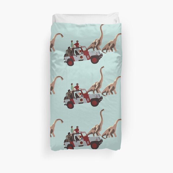 They Do Travel in Herds Duvet Cover