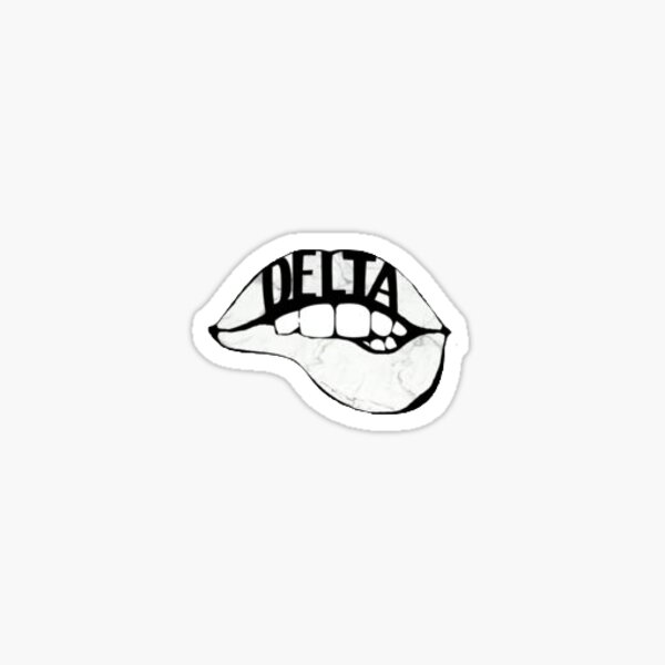 Delta Lips Sticker