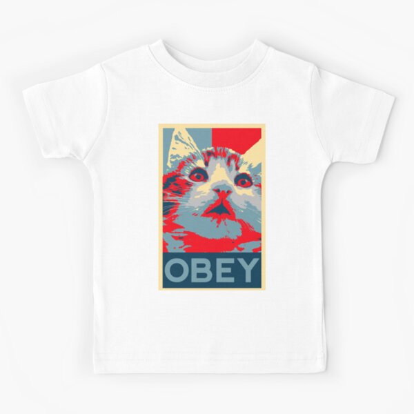 Obey cat outlet shirt