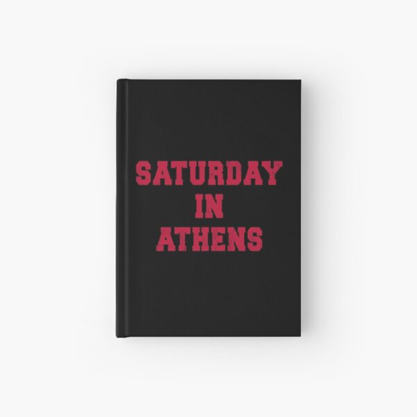 Saturday in Athens, Georgia (GA) Football Game Day Tailgate Hardcover Journal