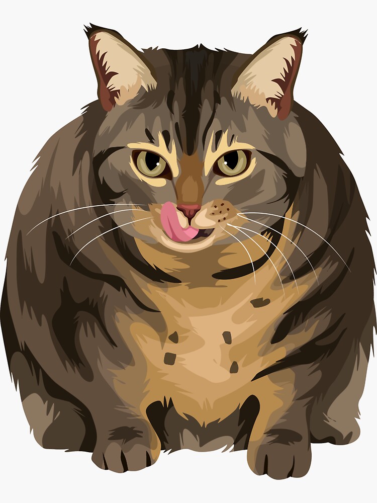 Thumbnail 3 of 3, Sticker, Hungry Boy designed and sold by chonkyanimals.