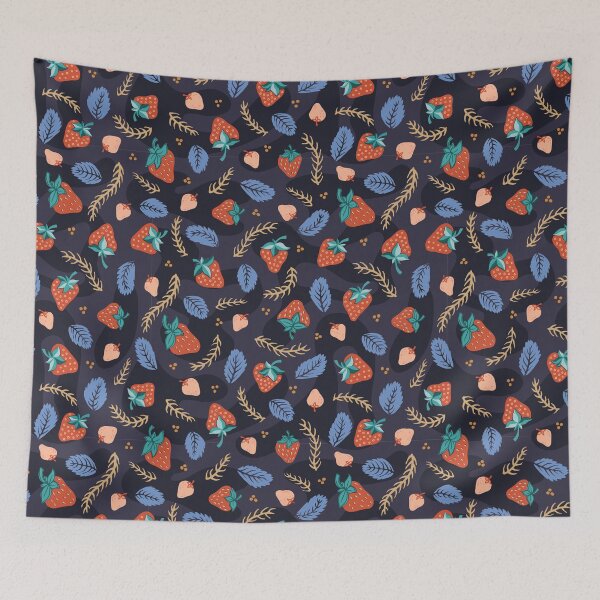 Item preview, Winter Berries, Ferns and Strawberries designed and sold by Ruby The Illustrator.