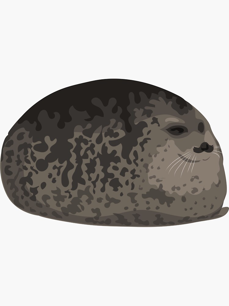 Thumbnail 3 of 3, Sticker, Round Seal designed and sold by chonkyanimals.