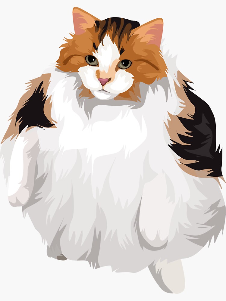 Thumbnail 3 of 3, Sticker, Give The Loops designed and sold by chonkyanimals.