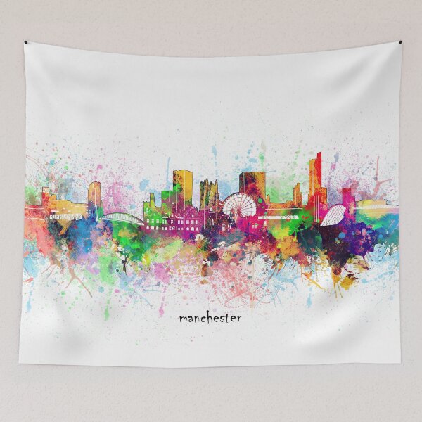 Item preview, manchester skyline designed and sold by BekimART.
