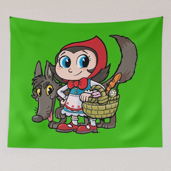 Item preview, Red Riding Hood and the good Wolf designed and sold by duxpavlic.