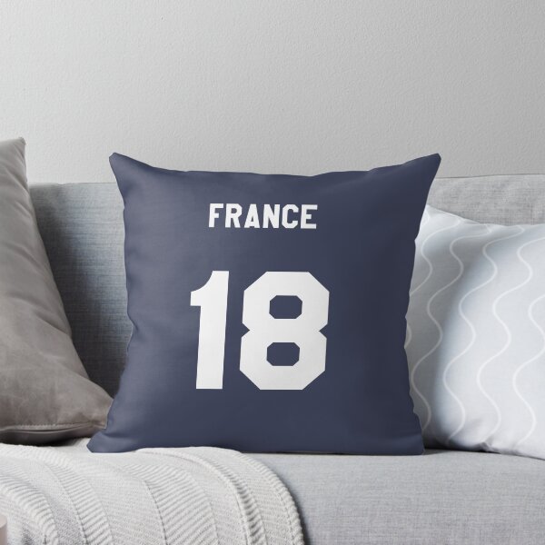 Item preview, France Number 18 Shirt designed and sold by FootballArcade.