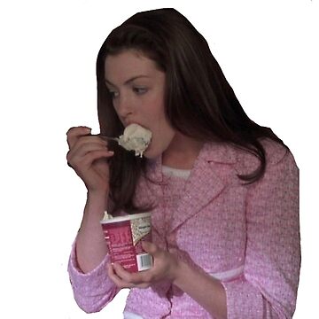 Artwork thumbnail, Mia Thermopolis Eating Ice Cream by goodcheese