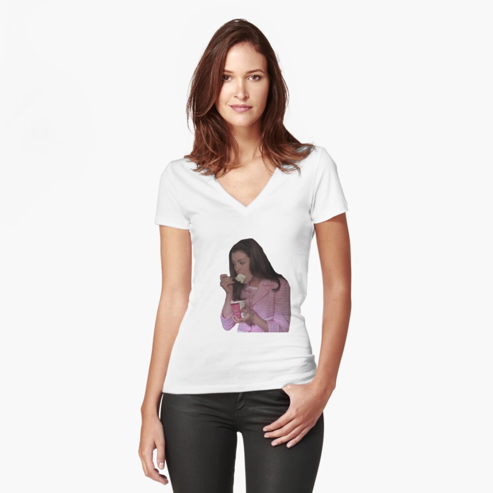 Item preview, Fitted V-Neck T-Shirt designed and sold by goodcheese.