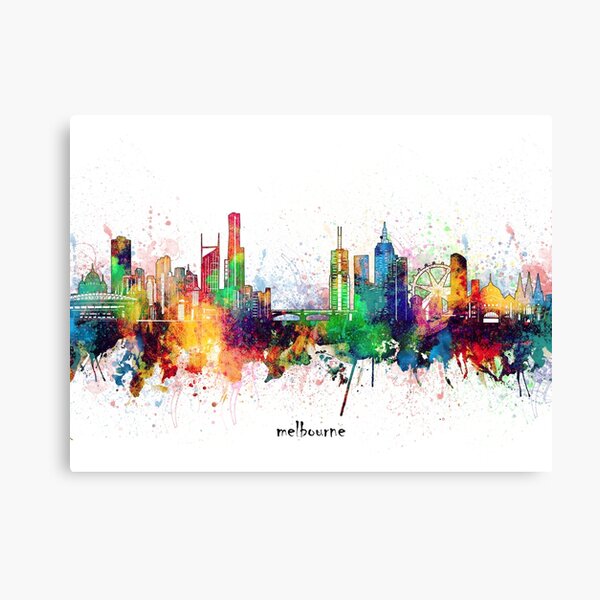 Item preview, melbourne skyline designed and sold by BekimART.