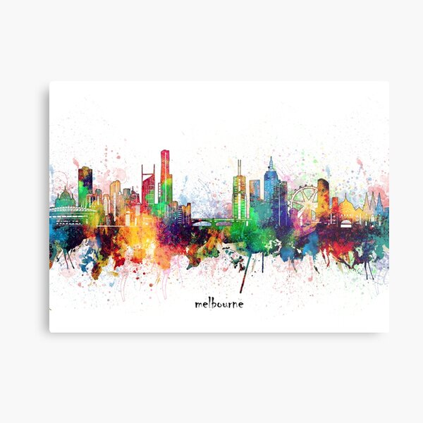 Item preview, melbourne skyline designed and sold by BekimART.