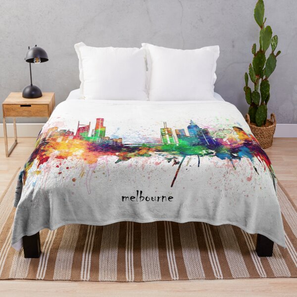Item preview, melbourne skyline designed and sold by BekimART.
