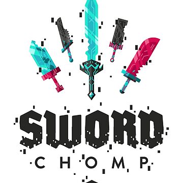 Artwork thumbnail, Sword Chomp Stacked Logo Black by Sword Chomp