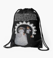 MARRIAGE IS BETWEEN A WOMAN AND A MAN-HUSBAND AND WIFE WITH BIBLICAL SCRIPTURE-PILLOWS-TOTE BAG-JOURNAL-BOOK-ECT.. Drawstring Bag