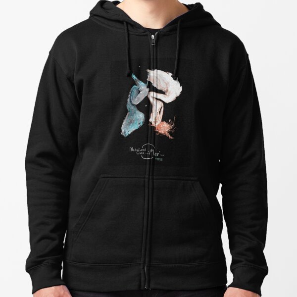 'Nebulous Curo and MesMERmaid' by Stringer Things (Hannah Stringer) Zipped Hoodie