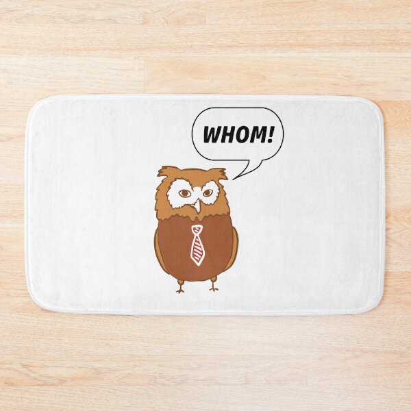 Item preview, Grammar Owl Whom! designed and sold by DiscoBoogie.