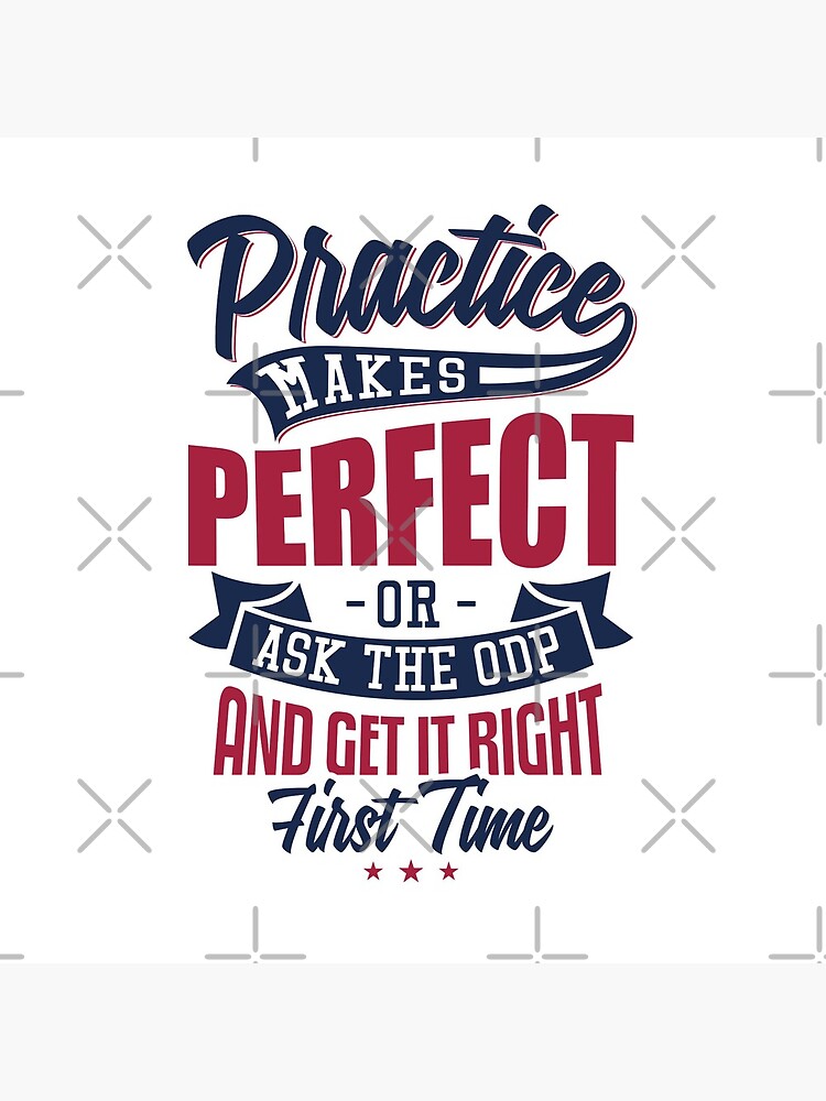 Practice makes Perfect - Or Ask The ODP And Get It Right First Time by snibbo71
