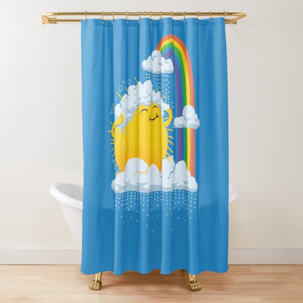 Rainy Day Shower Curtain