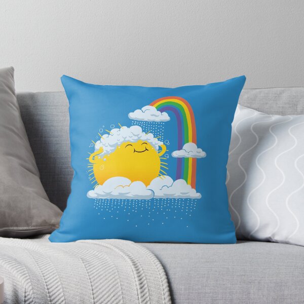 Rainy Day Throw Pillow