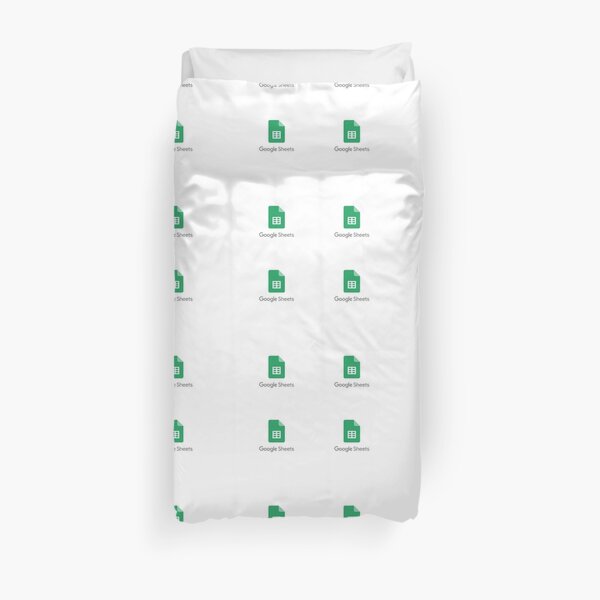 Google Sheets Bett Überzug Duvet Cover