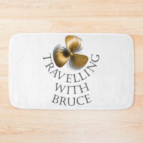 Item preview, Travelling with Bruce Propeller Logo designed and sold by Bruce Frommert.