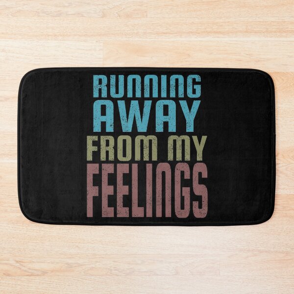 Item preview, Running Away From My Feelings print designed and sold by tronictees.