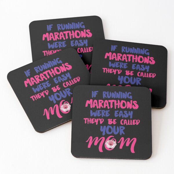 Item preview, If Running Marathons Were Easy They'd Be Called Your Mom Tee designed and sold by tronictees.