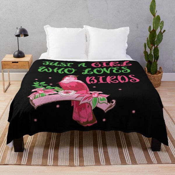 Item preview, Just A Girl Who Loves Birds Cute Bird Watcher print designed and sold by tronictees.