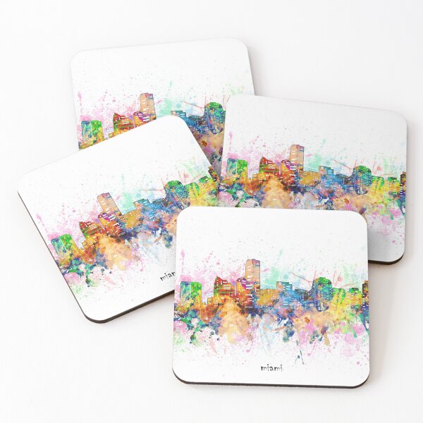 Item preview, miami skyline designed and sold by BekimART.