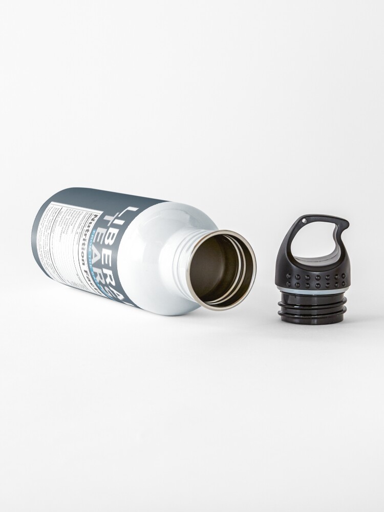 Alternate view of SPECIAL Liberal/Democrat Tears From the Salt Mines Logo with salty tears supplement facts - Online Store Water Bottle