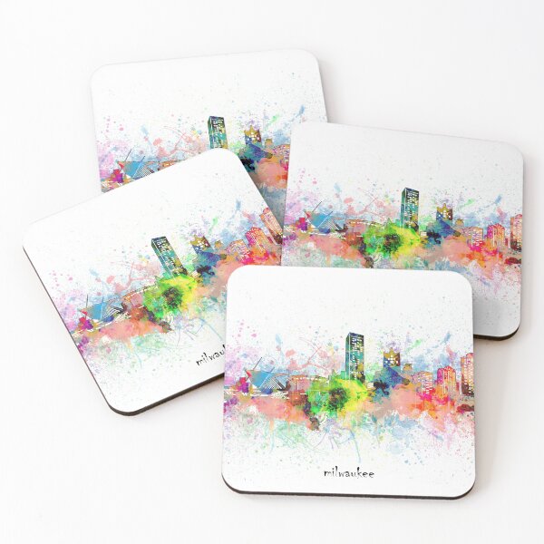Item preview, milwaukee skyline designed and sold by BekimART.