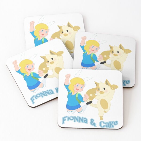 Item preview, ADVENTURE TIME - Fionna and Cake with Logo designed and sold by Rabbitafy.