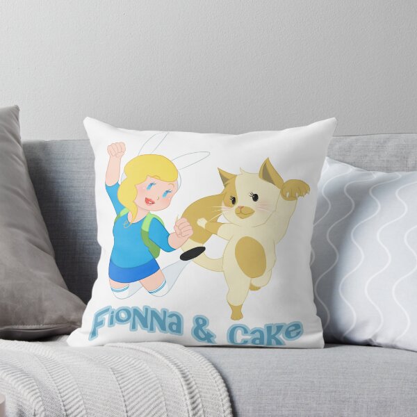 Item preview, ADVENTURE TIME - Fionna and Cake with Logo designed and sold by Rabbitafy.