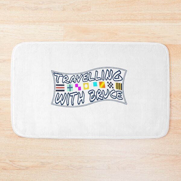 Item preview, Travelling with Bruce Flag Logo designed and sold by Bruce Frommert.
