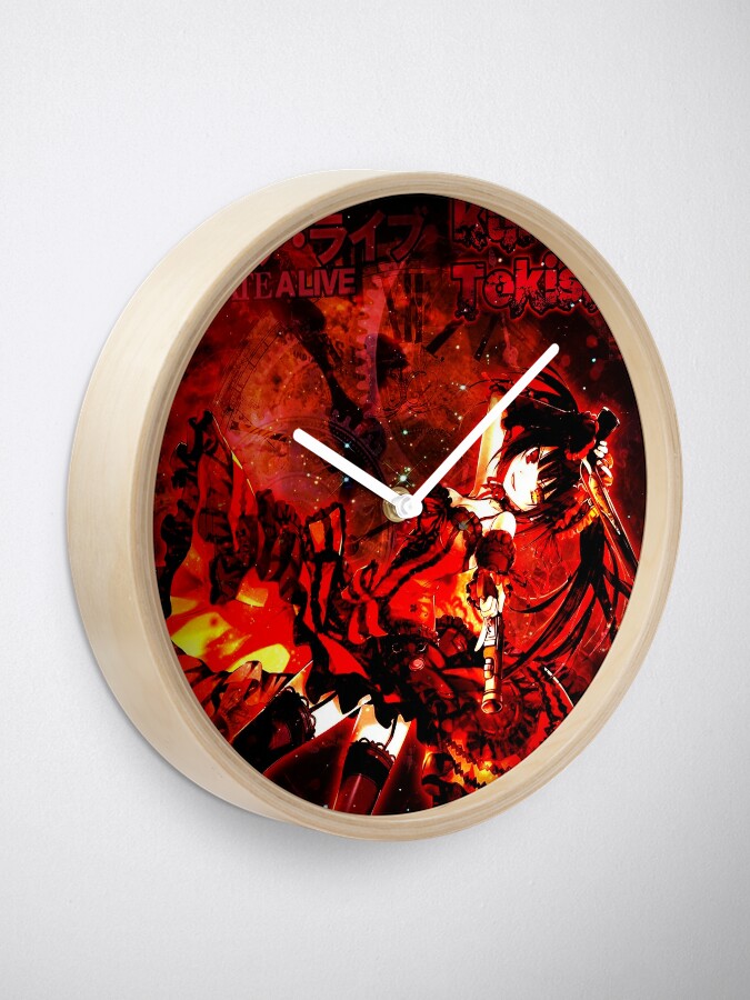 Kurumi Tokisaki Date A Live Clock for Sale by Spacefoxart