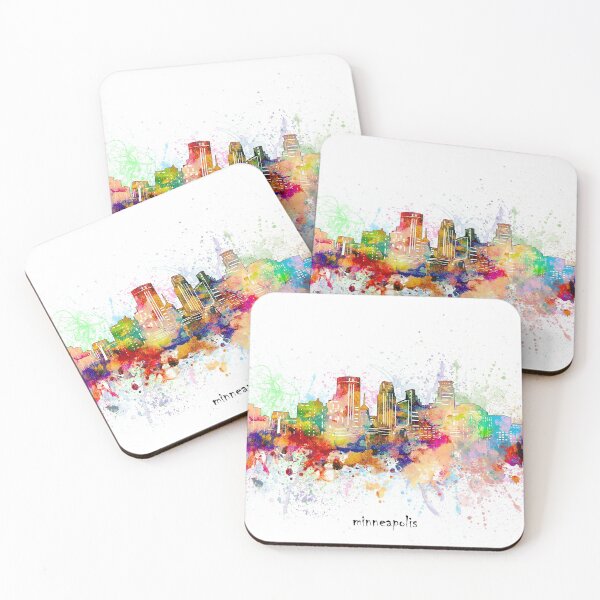 Item preview, minneapolis skyline designed and sold by BekimART.