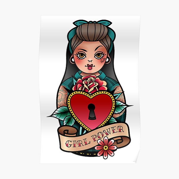 Russian Doll Temporary Tattoo  PAPERSELF