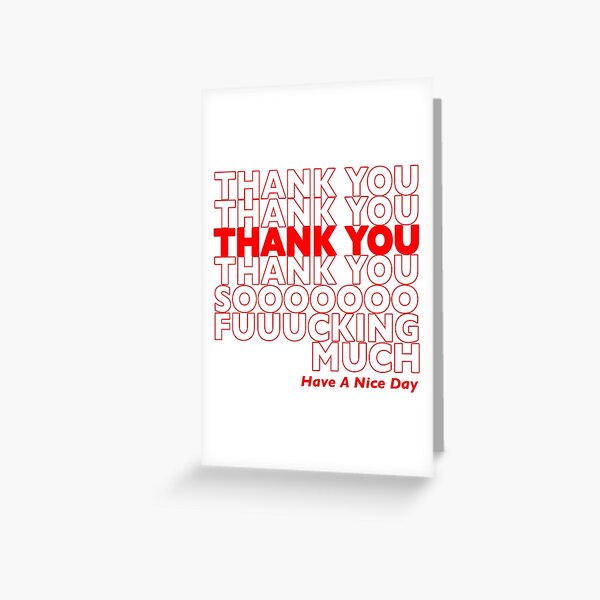 Item preview, Thank You Very Much designed and sold by mirandanovotny.