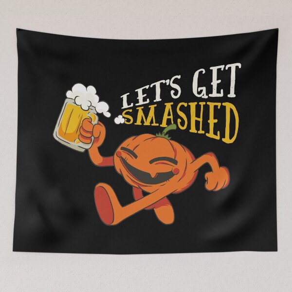 Item preview, Let's get Smashed Halloween Pumpkin designed and sold by Blacklasch.