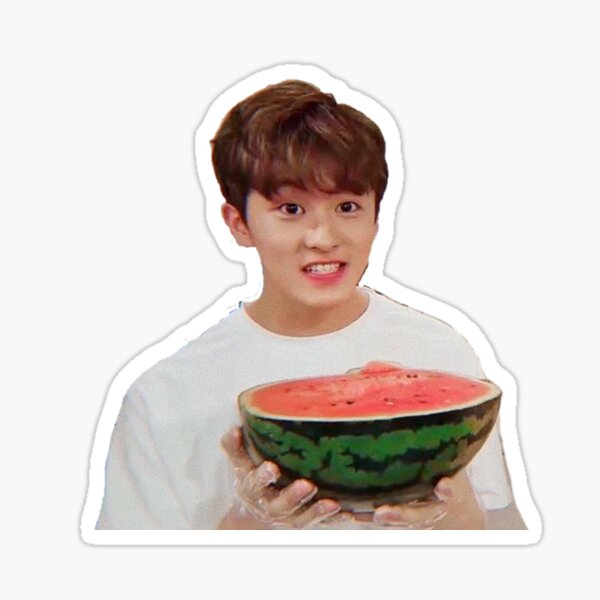 Item preview, NCT Mark Lee and watermelon designed and sold by tess-m.