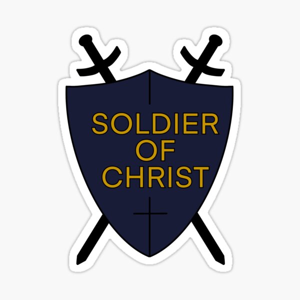 Soldier of Christ Sticker