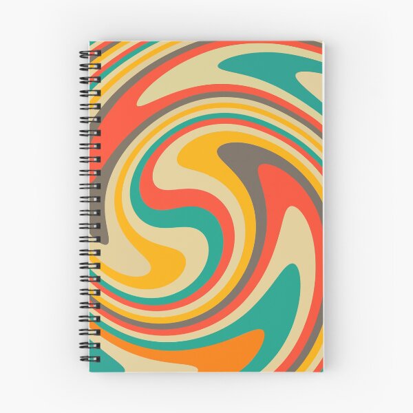 Item preview, Retro Swirl | 70s colors abstract designed and sold by trajeado14.